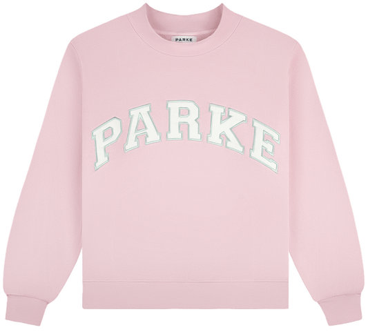 varsity mockneck -sprinkle + white